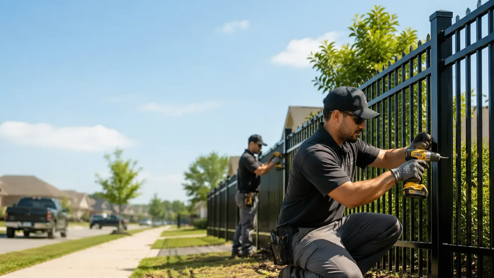 Metal Fence Installation in Aledo, TX